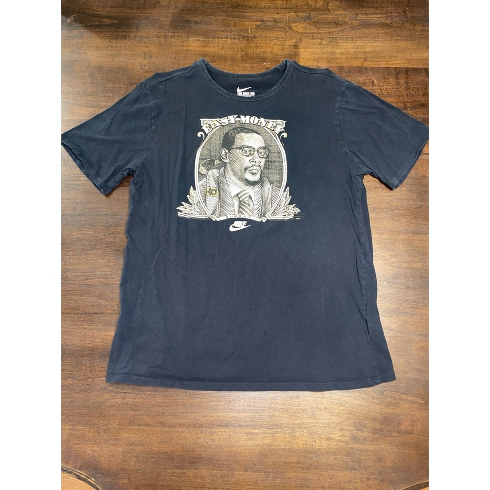 Kevin Durant Easy Money Size XL The Nike Tee Black Athletic Cut NBA Graphic